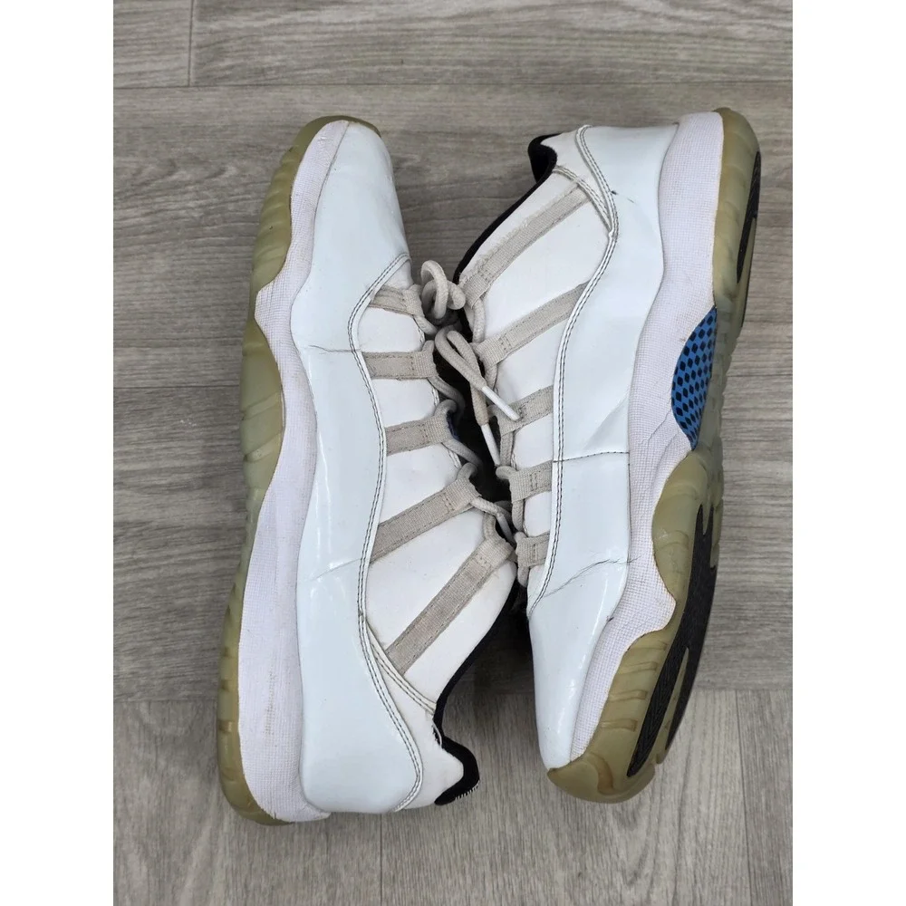 Nike Air Jordan 11 Low White Legend Blue Men's Size 12 Retro Sneakers AV2187-117